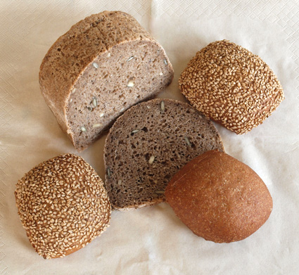 Vollkornprodukte von der Vollkornbäckerei Kornblume Vollkornprodukte